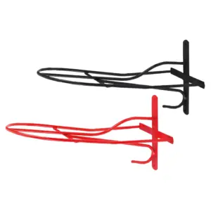 Saddle Rack Metal 54 cm Red