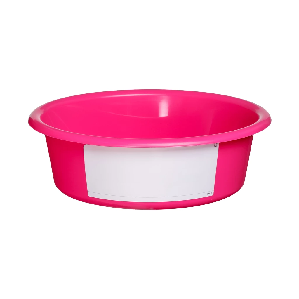 Feed trough 6 l Pink (with white label)