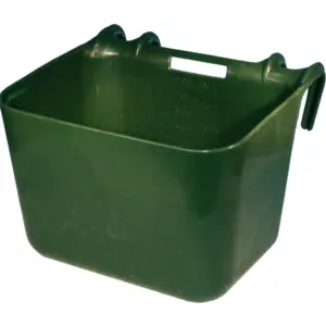 Feed trough with plastic hooks 30 l plastic