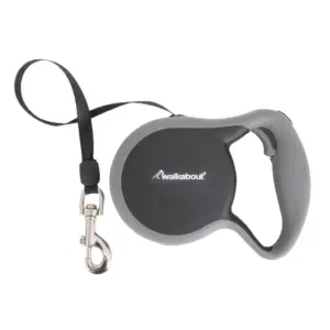 Walkabout Retractable Leash Black XS