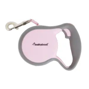 Walkabout Retractable Leash Pink S